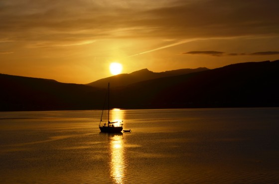 Arran from Holy Isle