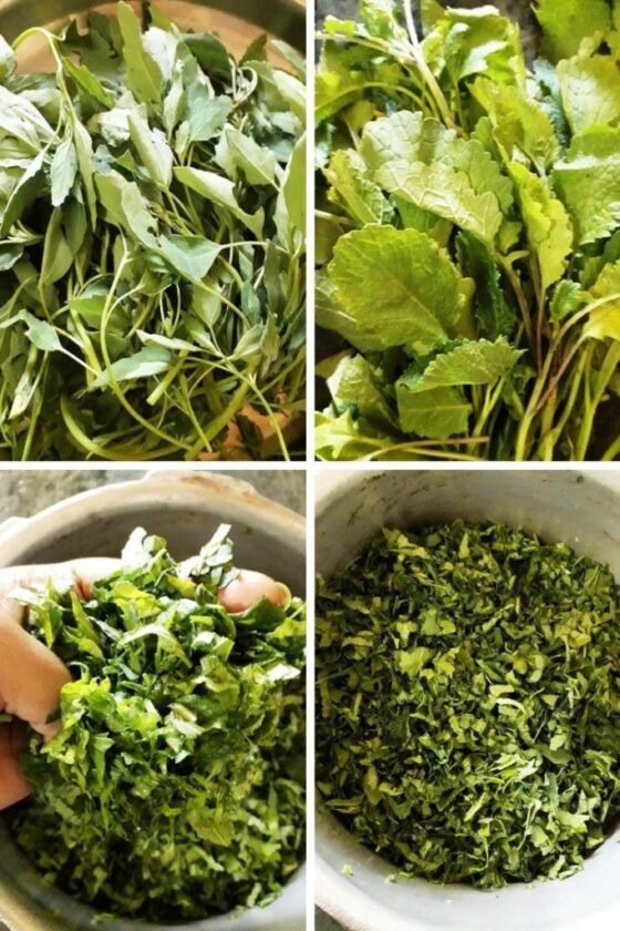 GREEN LEAFY VEGETABLES:  हरियो पातदार तरकारी